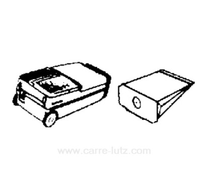 802171  Sacs d'aspirateur par 5 Tornado sup'air TU TX 10,60 €