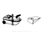 802209  Sacs d'aspirateur par 5 Chromex AT3002 sans sac tissus 5,50 €