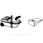 Sacs d'aspirateur par 5 Chromex AT3002 sans sac tissus