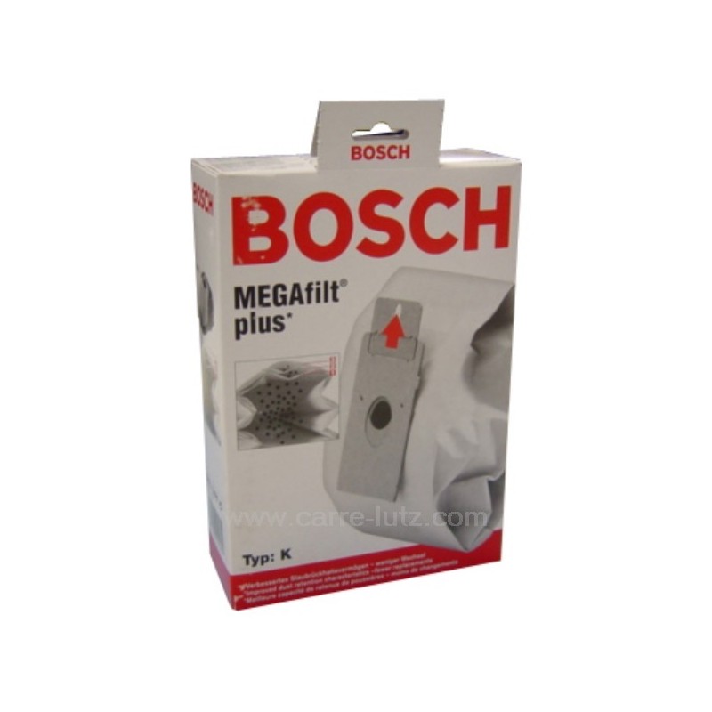 802342  Sacs d'aspirateur par 5 BBZ71 AFK TYPE K Bosch Siemens 6,90 €