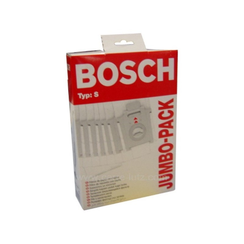 802343  Sacs d'aspirateur par 8 BHZ4 AF1 TYPE S Bosch Siemens 12,70 €