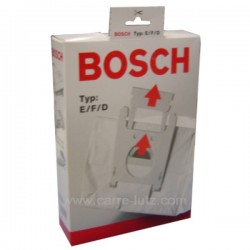 Sacs d'aspirateur par 5 BBZ52 EFEFD TYPE EFD Bosch Siemens