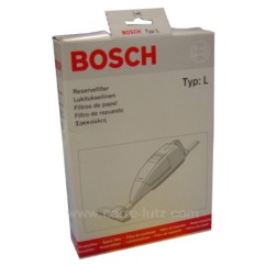 802346  Sacs d'aspirateur par 8 BHZ3 AF2 TYPE L Bosch Siemens 10,40 €