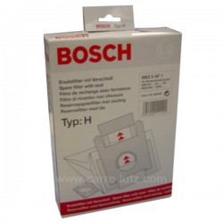 Sacs d'aspirateur par 7 BBZ6 AF1 TYPE H Bosch Siemens, reference 802347