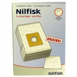 Sacs d'aspirateur par 5 Nilfisk GM200, reference 802365