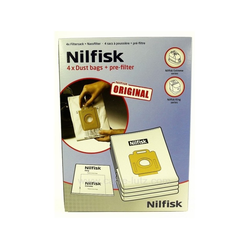 802366  Sacs d'aspirateur Nilfisk King extreme 18,30 €
