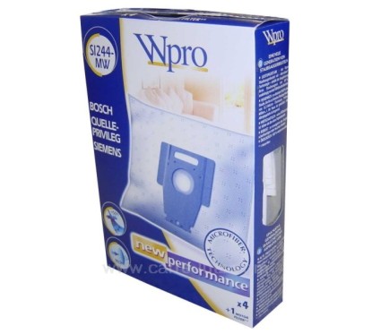 802622 Sacs d'aspirateur microfibre par 4 Bosch 5,90 €