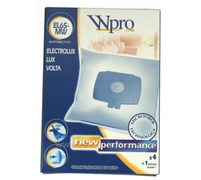 802633  Sacs d&#039;aspirateur microfibre par 4 Electrolux 5,90 €