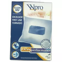 802639  Sacs d'aspirateur microfibre par 4 Tornado 5,90 €