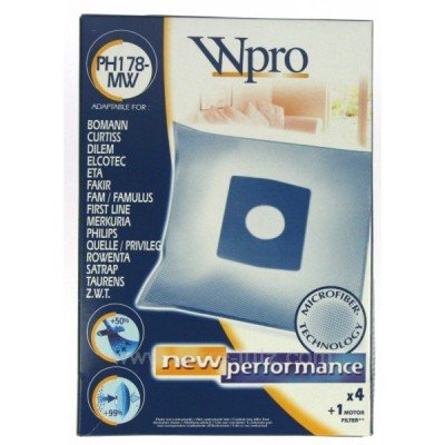 802645 Sacs d'aspirateur microfibre par 4 5,90 €