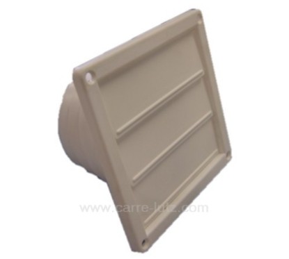 Clapet 3 volets blanc à encastrer 