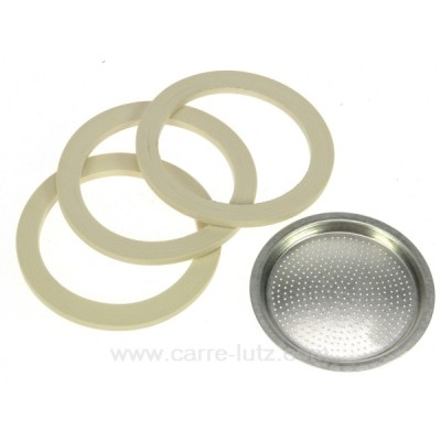853022  Filtre + 2 joints + soupape pour Moka 9 Tasses 7,50 €