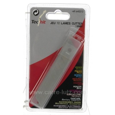 931005  10 Lames de cutter 18 mm 2,30 €