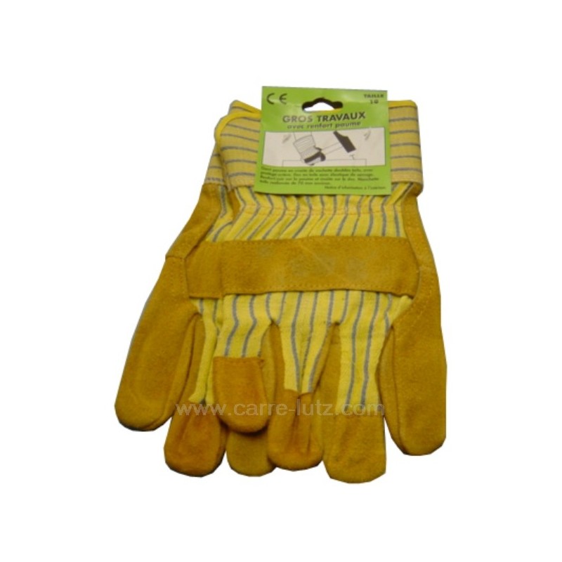 GANTS GROS TRAVAUX LA PAIRE GANTS GROS TRAVAUX LA PAIRE