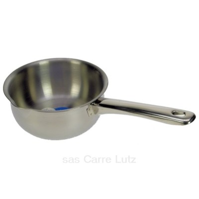 991IB036  Casserole à bec diamètre 14 cm en inox tous feux dont induction manche métal 12,30 €