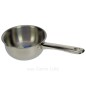 Casserole à bec diamètre 14 cm en inox tous feux dont induction manche métal