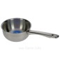 Casserole à bec diamètre 16 cm en inox tous feux dont induction manche métal