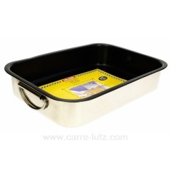 991IB061  Plat four inox anti adherent 30x22x6 cm 22,10 €