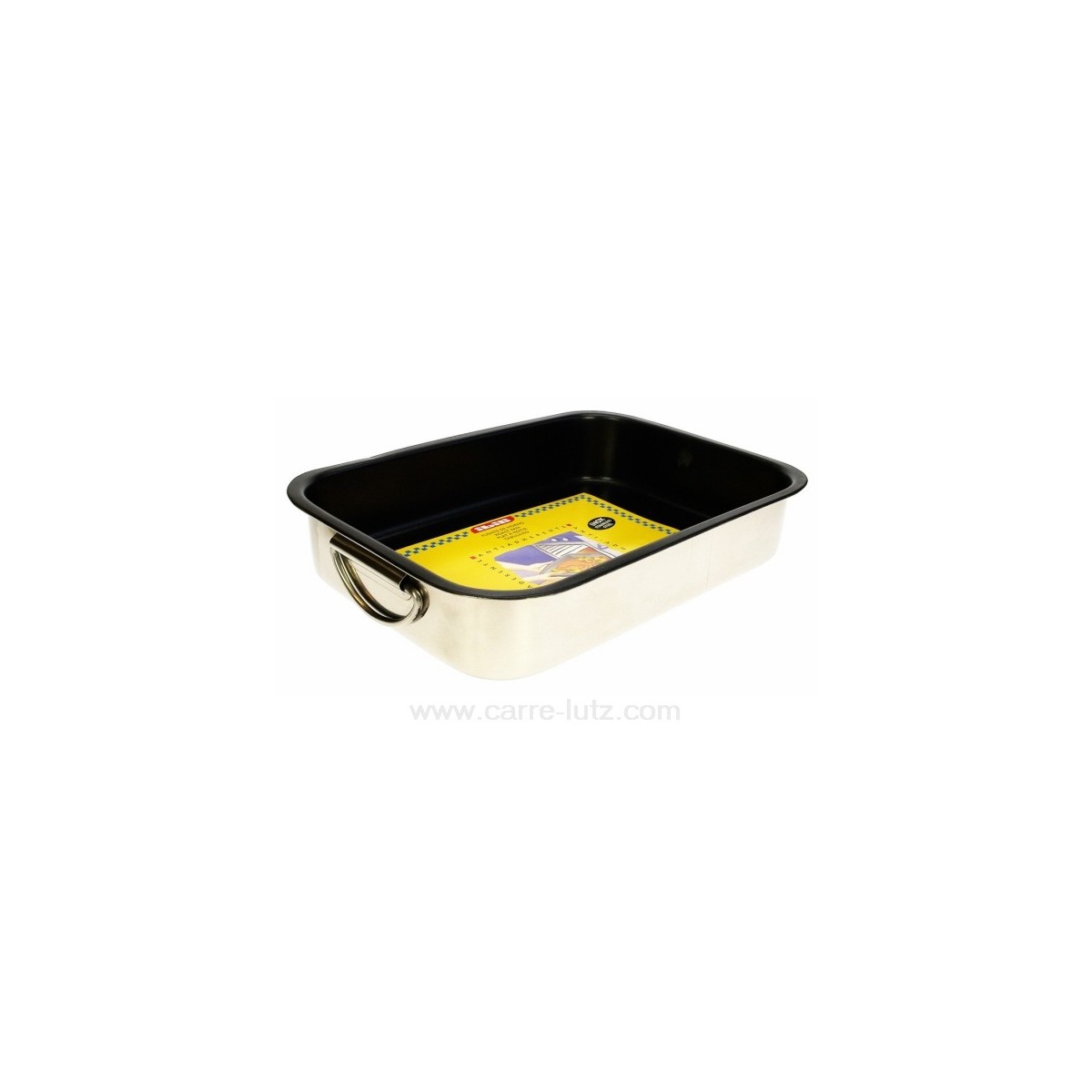 991IB062  Plat four inox anti adherent 35x26x6.5 cm 33,00 €