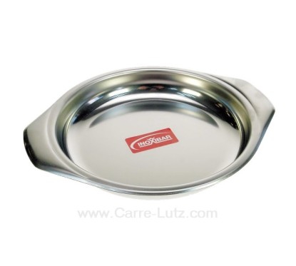 991IB065  Plat à oeuf ou welch en inox diamètre 16 cm 3,60 €