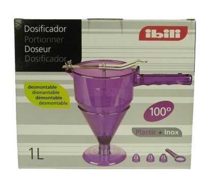 991IB506  Doseur automatique 1 litre 3 douilles pour remplir les moules à patisserie 38,10 €