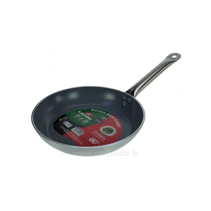 991LC22724  Poêle eco chef 24 cm fond céramique Lacor 22724 33,80 €