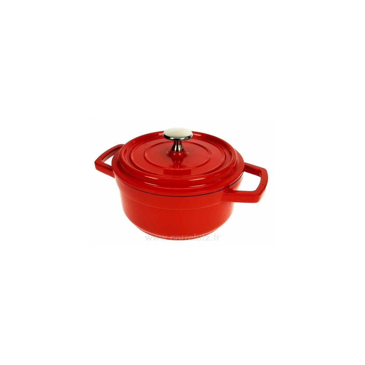 991LC25916  Cocotte en fonte d'aluminium ronde 1,3 litres﻿ diamètre16 cm﻿ 34,30 €