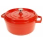 Cocotte en fonte d'aluminium ronde 4,2 litres﻿ diamètre 24 cm﻿