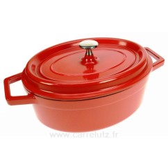 991LC25927  Cocotte en fonte d'aluminium ovale 26x20 cm Lacor 25927 56,30 €