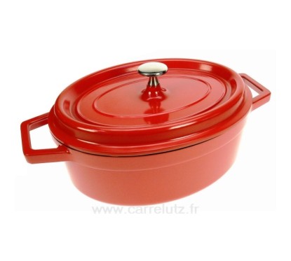 Cocotte en fonte d'aluminium ovale 26x20 cm Lacor 25927