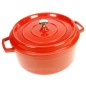 Cocotte en fonte d'aluminium ronde 6,7 litres﻿ diamètre 28 cm﻿