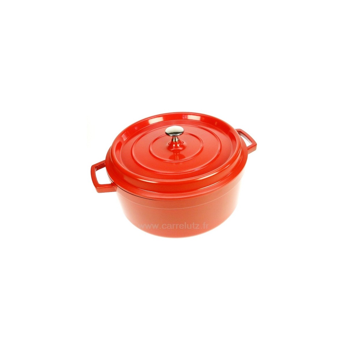 991LC25928  Cocotte en fonte d'aluminium ronde 6,7 litres﻿ diamètre 28 cm﻿ 75,80 €