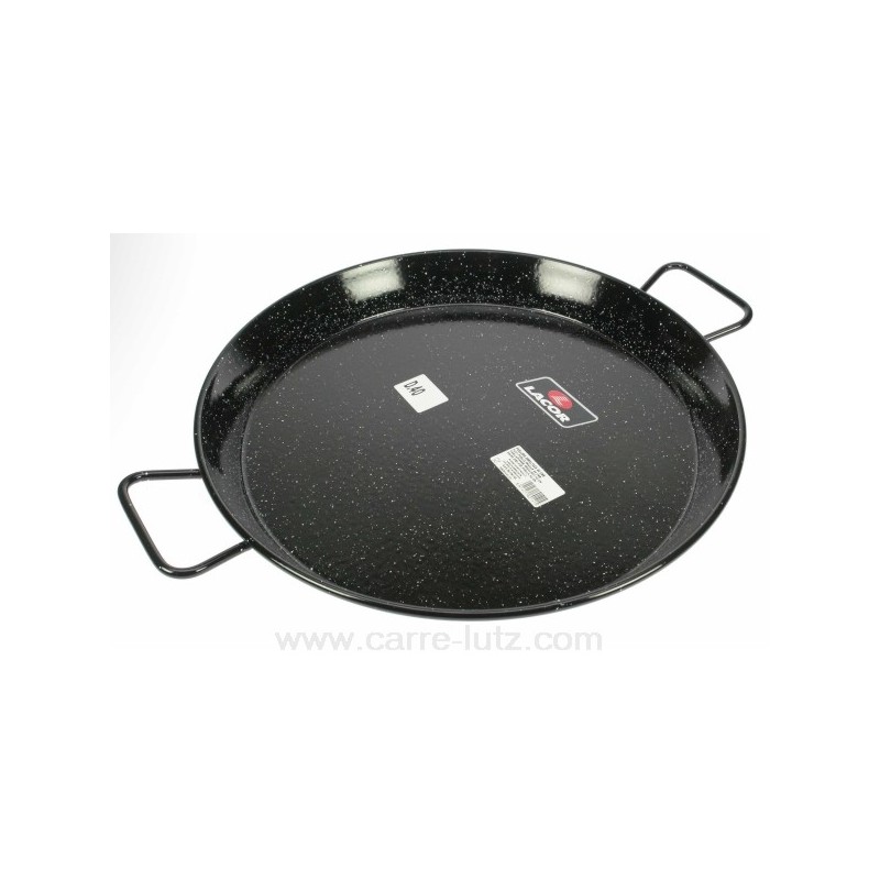 PLAT PAELLA EMAILLE 40 CM