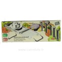 Mandoline multi rapes inox 8 fonctions Lacor