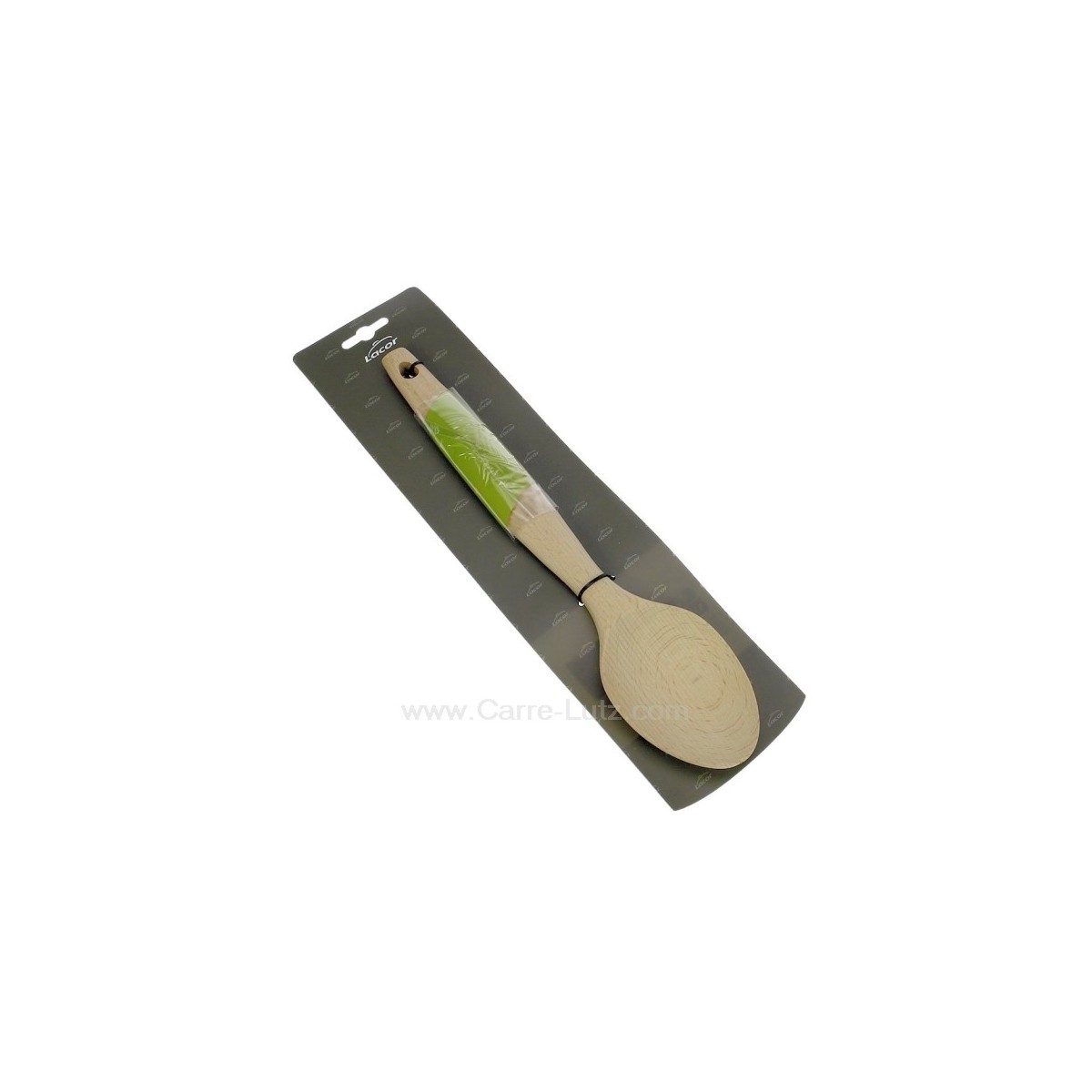 991LC68155  68155 - Cuillère en hêtre avec insert silicone sur le manche pour une meilleur tenue Lacor  5,40 €