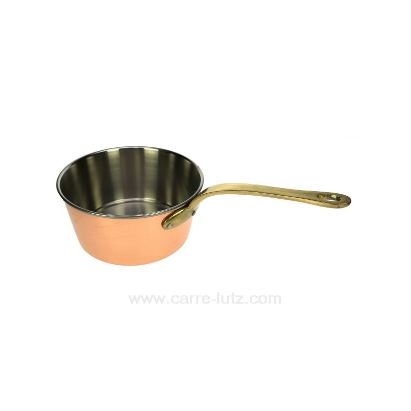 Casserole conique cuivre 16 cm