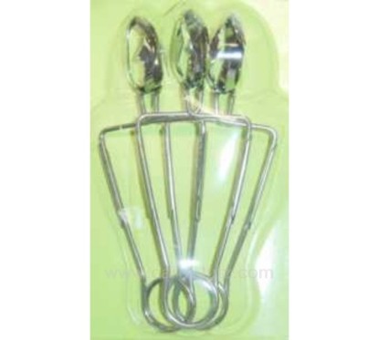 993CH050  PINCE ESCARGOTS X3 CHROME 10,50 €