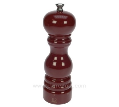 993PG131  Moulin à sel manuel en bois de hêtre laqué rouge Peugeot modèle Paris 18 cm 34,20 €