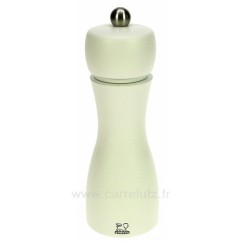 993PG162  Moulin à sel manuel en véritable bois de hêtre couleur blanc mat peugeot modèle Tahiti 15 cm 24,70 €