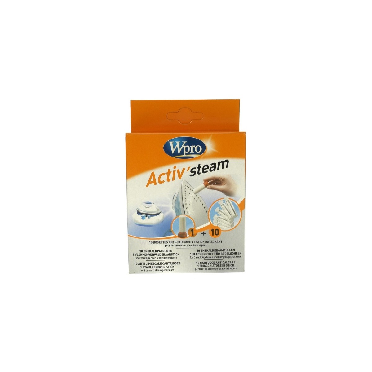 996160  Kit entretien pour fer à repasser WPRO 9,80 €