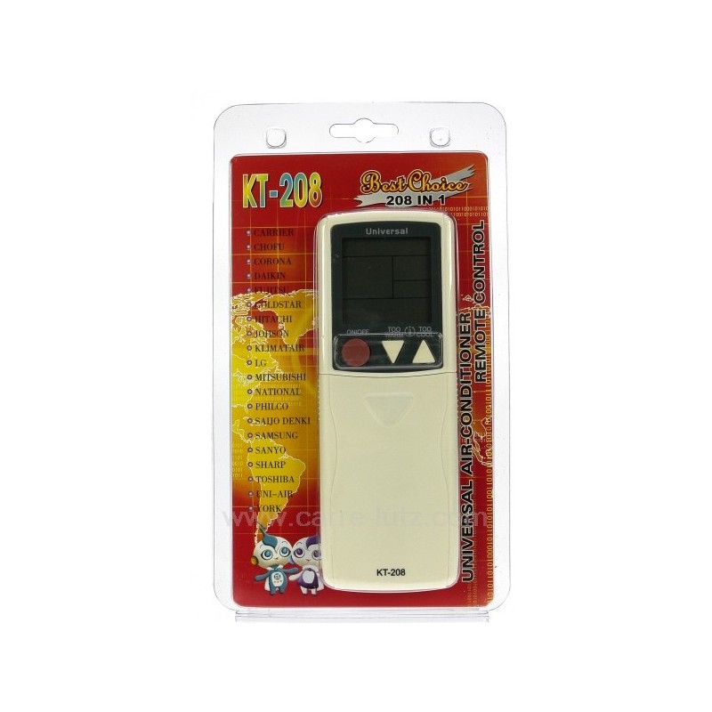 996261  télécommande universelle pour climatiseur 18,10 €