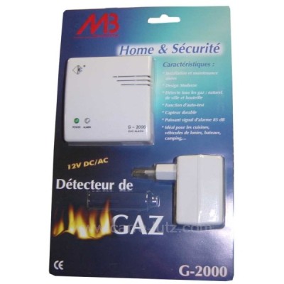 996731  Alarme Detecteur de gaz naturel et butane propane 90,70 €