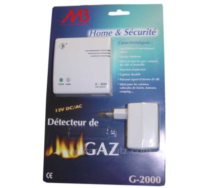 Alarme Detecteur de gaz naturel et butane propane