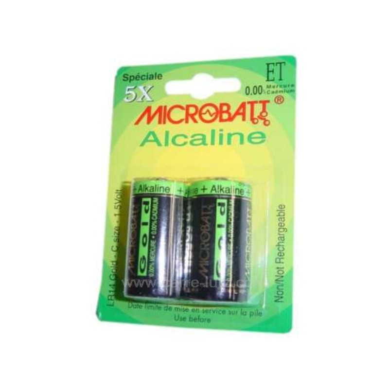 997042  2 PILES LR14 ALCALINES 3,60 €