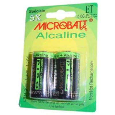 997042  2 PILES LR14 ALCALINES 3,60 €