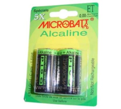 997042  2 PILES LR14 ALCALINES 3,60 €