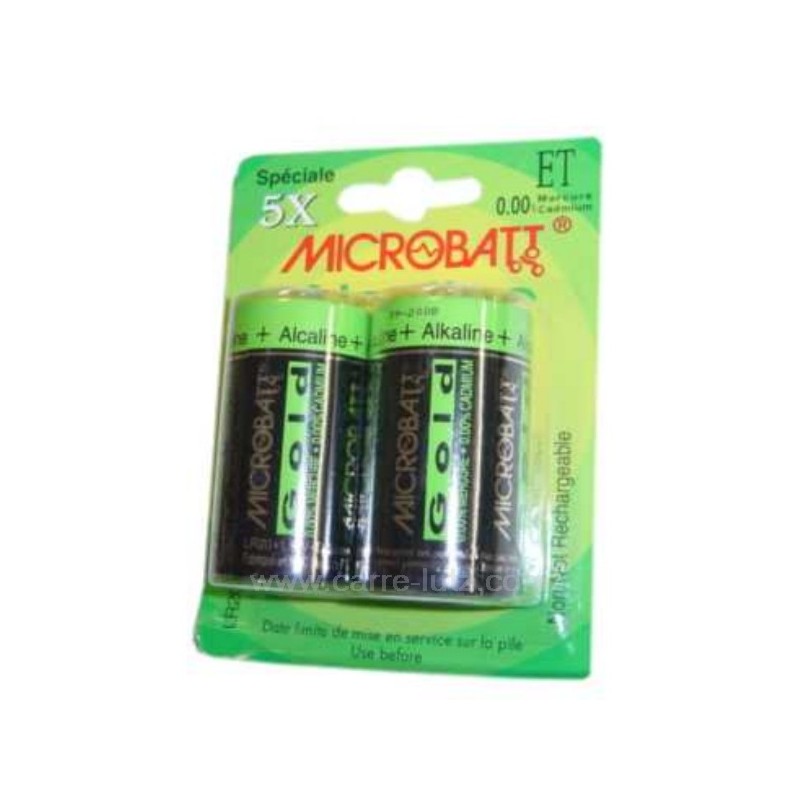 2 PILES LR20 ALCALINES 2 PILES LR20 ALCALINES