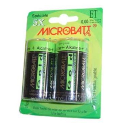 997043 2 PILES LR20 ALCALINES 6,10 €