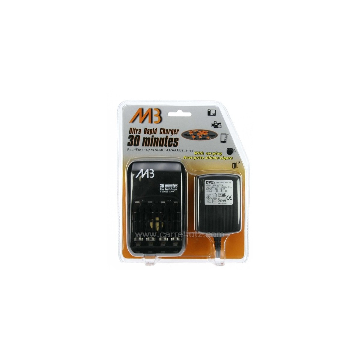 997056  CHARGEUR ULTRA RAPIDE NI MH 44,80 €