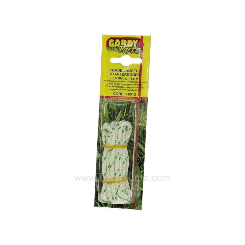 9983006  Corde de lanceur diamètre 3,5 mm 1,80 mt 1,40 €